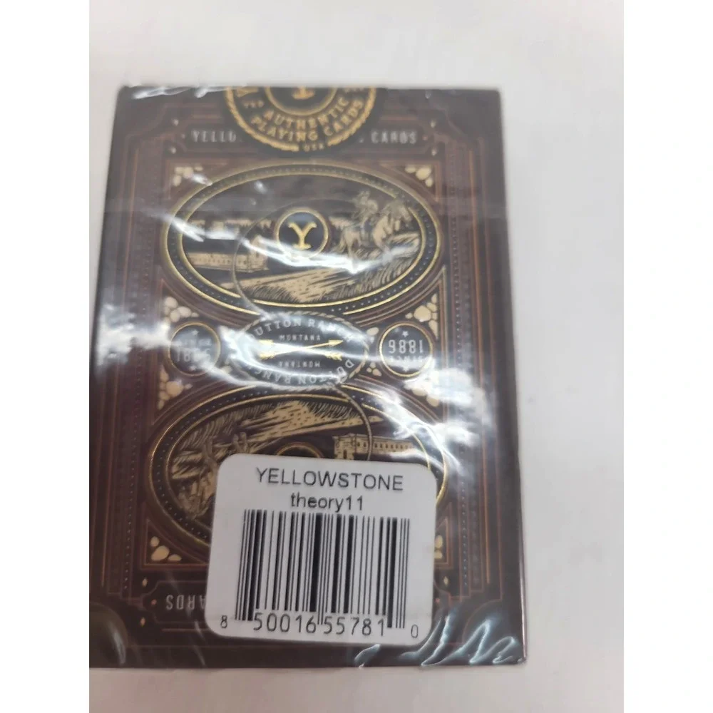 THEORY 11‎ YELLOWSTONE Premium Playing Cards  NEW and Sealed